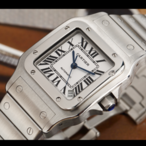 Cartier Santos Galbee Xl 45.54 34.87mm Rare Discontinued