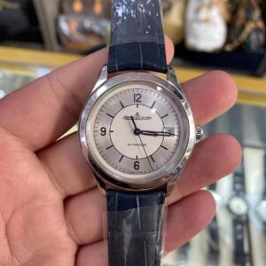 Jaeger LeCoultre Master Control Date Q1548530 25th anniversary Sector Dial MINT like new 2017 Papers