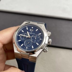 Vacheron Constantin Overseas Chronograph 49150 Titanium bezel anthracite  grey dial RARE MINT 11/2021 Service - Kimondo Watches